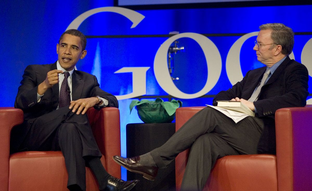 Obama Attends Google Town Hall Meeting